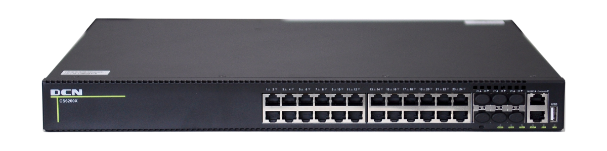 CS6200X-24T6X-P-EI vista frontal